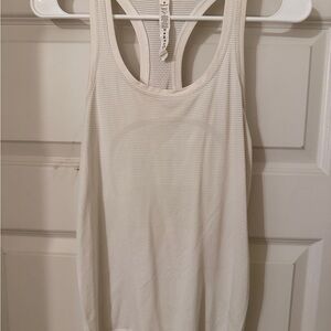 Lululemon Athletica White Tank Top